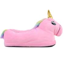 Pantufa Infantil Feminina Europa Unicórnio Rosa 2006