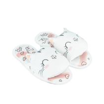 Pantufa Infantil Feminina Macia Chinelo Gata Sola Antiderrapante Sandalia Quentinha Feminino Unissex Menina