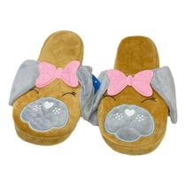 Pantufa Infantil Gasf Cachorrinho Dinossauro Meninas Meninos