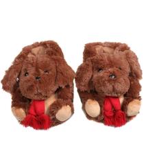 Pantufa Infantil Infantil Cachorro Europa Com Pelinho