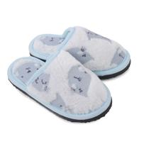 Pantufa Infantil Maria Emilia Chinelo Gatinho Azul Claro Pantufa Infantil Maria Emilia Chinelo Gatinho Azul Claro