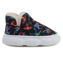 Pantufa Infantil Masculino Specht Super Heróis Preta - 901 Pantufa Infantil Masculino Specht Super Heróis Preta - 901