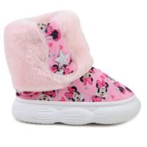 Pantufa Infantil Meninas Specht Bota Plush Minnie Rosa - 950 Pantufa Infantil Meninas Specht Bota Plush Minnie Rosa - 950