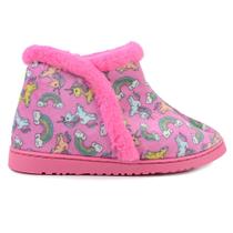 Pantufa Infantil Meninas Specht Bota Unicórnio Rosa - 603 Pantufa Infantil Meninas Specht Bota Unicórnio Rosa - 603