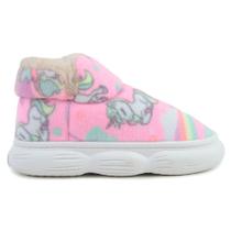 Pantufa Infantil Meninas Specht Unicórnio Rosa - 901