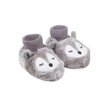 Pantufa Infantil Raposa Cinza 23/24 Stuf