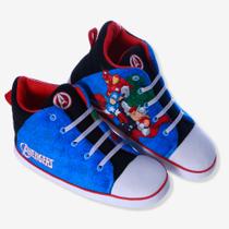 Pantufa Infantil Star Super Heróis Avengers Sola de Borracha Pantufa Infantil Star Super Heróis Avengers Sola de Borracha