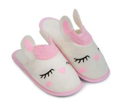 Pantufa Lhama Aplique G 39/40 Cotton Day - 18509