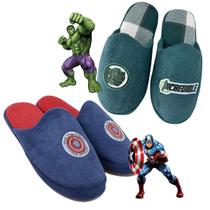 Pantufa Marvel Comics Chinelo De Quarto Solado Antiderrapante Feminina Masculina Unissex