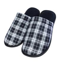 Pantufa masculina chinelo de quarto xadrez do 37 ao 48 confortável quente adulto casa Pantufa masculina chinelo de quarto xadrez do 37 ao 48 confortável quente adulto casa
