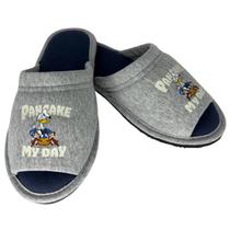 Pantufa Masculina Disney Tio Patinhas Pato Donald Mickey Com Solado Antiderrapante Confortável Home Oficce Adulto