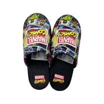 Pantufa Masculina Fechada Colorido Marvel Comics Nº 40/41