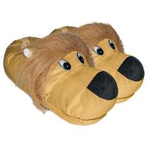Pantufa Masculina Leão Pelúcia Quentinha Solado Borracha Pantufa Masculina Leão Pelúcia Quentinha Solado Borracha