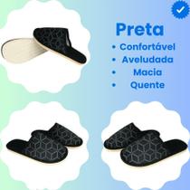 Pantufa Masculina Macia Estampada - Cores