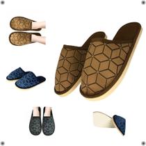 Pantufa Masculino Chinelo Estampada Confortável Inverno