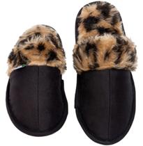 Pantufa Mule Cotton Day-Chinelo de inverno fechado quentinho feminino-Chinelo de plush