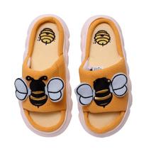 Pantufa Nuvem Pillowtex Abelhinha Poliéster Antiderrapante