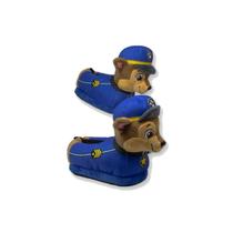 Pantufa Patrulha Canina - Chase 3D Zona Criativa Cor:AzulTamanho:P