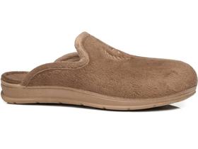 Pantufa pegada unissex em tecido atoalhado Terra 266012-02