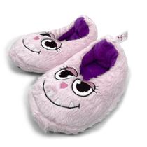 Pantufa Pelúcia Infantil Monster Rosa Divertido Criança - Cortex