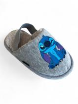 Pantufa Peluciada Menina Infantil Confortável Disney Stitch