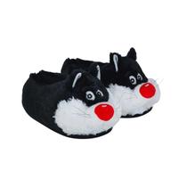 Pantufa Personagem Gatinho Inverno Pelúcia Infantil Frajola Pantufa Personagem Gatinho Inverno Pelúcia Infantil Frajola