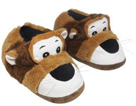 Pantufa Personagem Inverno Conforto Bichinhos Leão Adulto