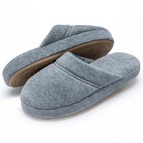 Pantufa Puff Confort em Plush Liso