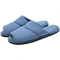 Pantufa PUFF Masculina Malha de Algodão - Índigo - 39/40 Pantufa PUFF Masculina Malha de Algodão - Índigo - 39/40
