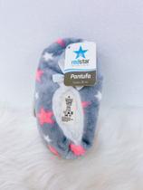 Pantufa Sapatilha Infantil Estrela Wincy Antiderrapante Numeração 30-35 Menina Feminina Pantufa Sapatilha Infantil Estrela Wincy Antiderrapante Numeração 30-35 Menina Feminina