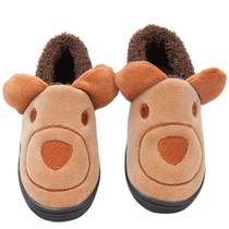 Pantufa Sapatinho Infantil Menino Urso - Marrom - 27/28