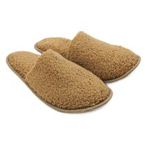 Pantufa Slipper Feminina Anna Kock Carneirinho Teddy - Ocre