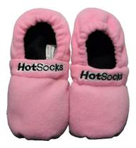 Pantufa Térmica Hot Socks Aquecida no Microondas Rosa Tam. Pequeno
