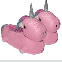 Pantufa Unicórnio Feminina Inverno Quentinha Solado Borracha Pantufa Unicórnio Feminina Inverno Quentinha Solado Borracha