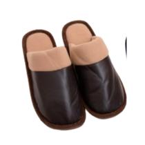 Pantufa unisex leather winter tamanho 40-45