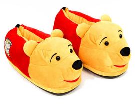 Pantufa Unissex adulto Disney Ursinho Pooh licenciada