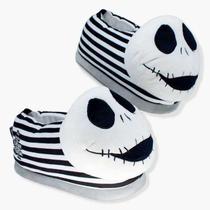 Pantufa Unissex adulto Jack Skellington licenciada Tamanho: 33/35Cor:Branca Pantufa Unissex adulto Jack Skellington licenciada Tamanho: 33/35Cor:Branca
