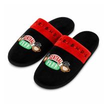Pantufa Unissex Central Perk Preta Friends Série Inverno Presente Filme Frio Quarto Fleece Confortavél Exclusiva Estilosa - Pantufa Unissex Central Perk Preta Friends Série Inverno Presente Filme Frio Quarto Fleece Confortavél Exclusiva Estilosa -