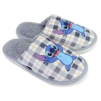 Pantufa Unissex Maria Emilia Disney Stitch Cinza - 8334