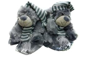 Pantufa urso cinza ref 806