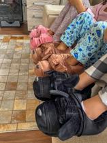 Pantufas 3D adulto e infantil cachorros fofinhos personagem 3D Pantufas 3D adulto e infantil cachorros fofinhos personagem 3D