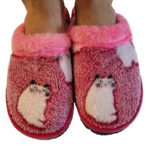 Pantufas chinelos de pelúcia Confortável masculino e feminino código 19