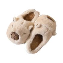 Pantufas De Inverno Quentes De Pelúcia Longa Para Casal, Plataforma Robusta Antiderrapante, Sapatos Pantufas De Inverno Quentes De Pelúcia Longa Para Casal, Plataforma Robusta Antiderrapante, Sapatos