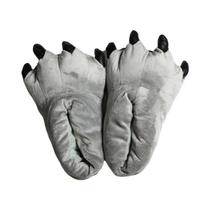 Pantufas De Inverno Quentes E Macias De Pelúcia Para Uso Interno, Unissex, Com Design De Pata De
