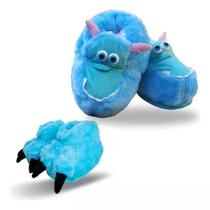 Pantufas Garra Sullivan E Cabeça Sulley Kit C/2 Monstros Sa