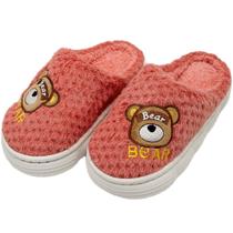 Pantufas Infantil Sapatos Chinelos De Inverno Urso Ursinho Pantufas Infantil Sapatos Chinelos De Inverno Urso Ursinho