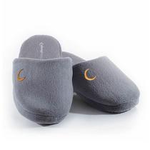 Pantufas Luxo Cinza Sleep Complements