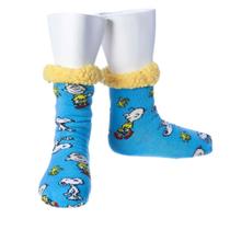 Pantufas Meias Snoopy Original Peanuts, Zona Criativa, Tamanhos 33 Ao 41, Antiderrapantes Pantufas Meias Snoopy Original Peanuts, Zona Criativa, Tamanhos 33 Ao 41, Antiderrapantes