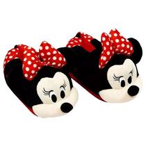 Pantufas Minnie Mouse Disney Zona Criativa - tamanho P 33-35 Pantufas Minnie Mouse Disney Zona Criativa - tamanho P 33-35