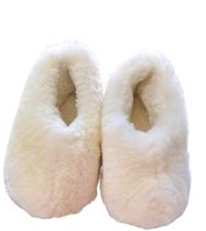 Pantufas Pele Ovina Lã (Cordeiro) Natural 37